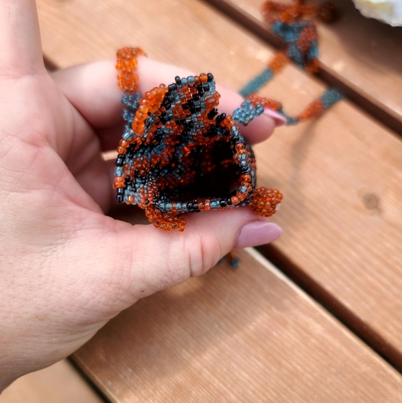 Handmade Indian necklace pouch - Picture 4 of 8